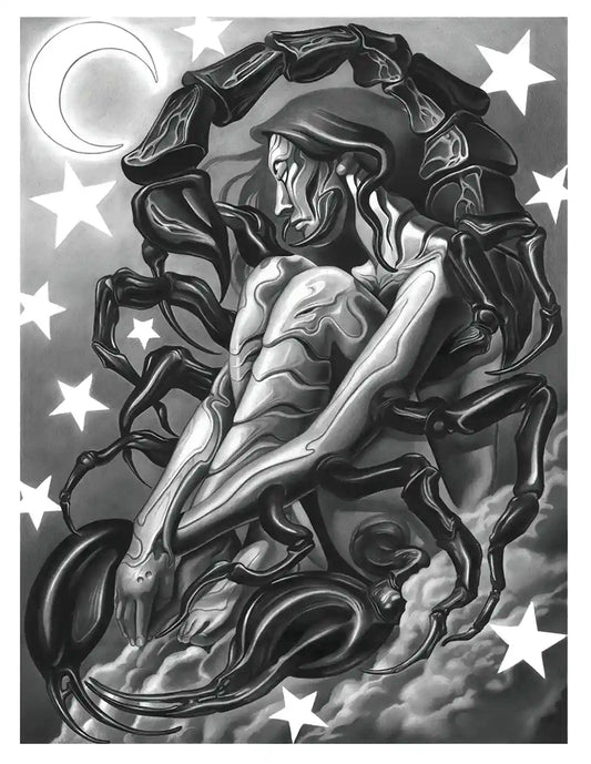 Scorpio Astrology Drawing