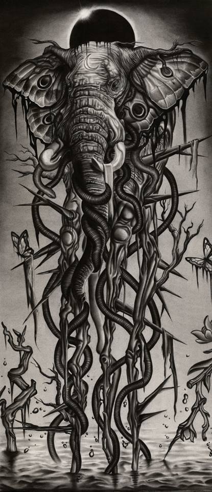 dalian dream elephant drawing
