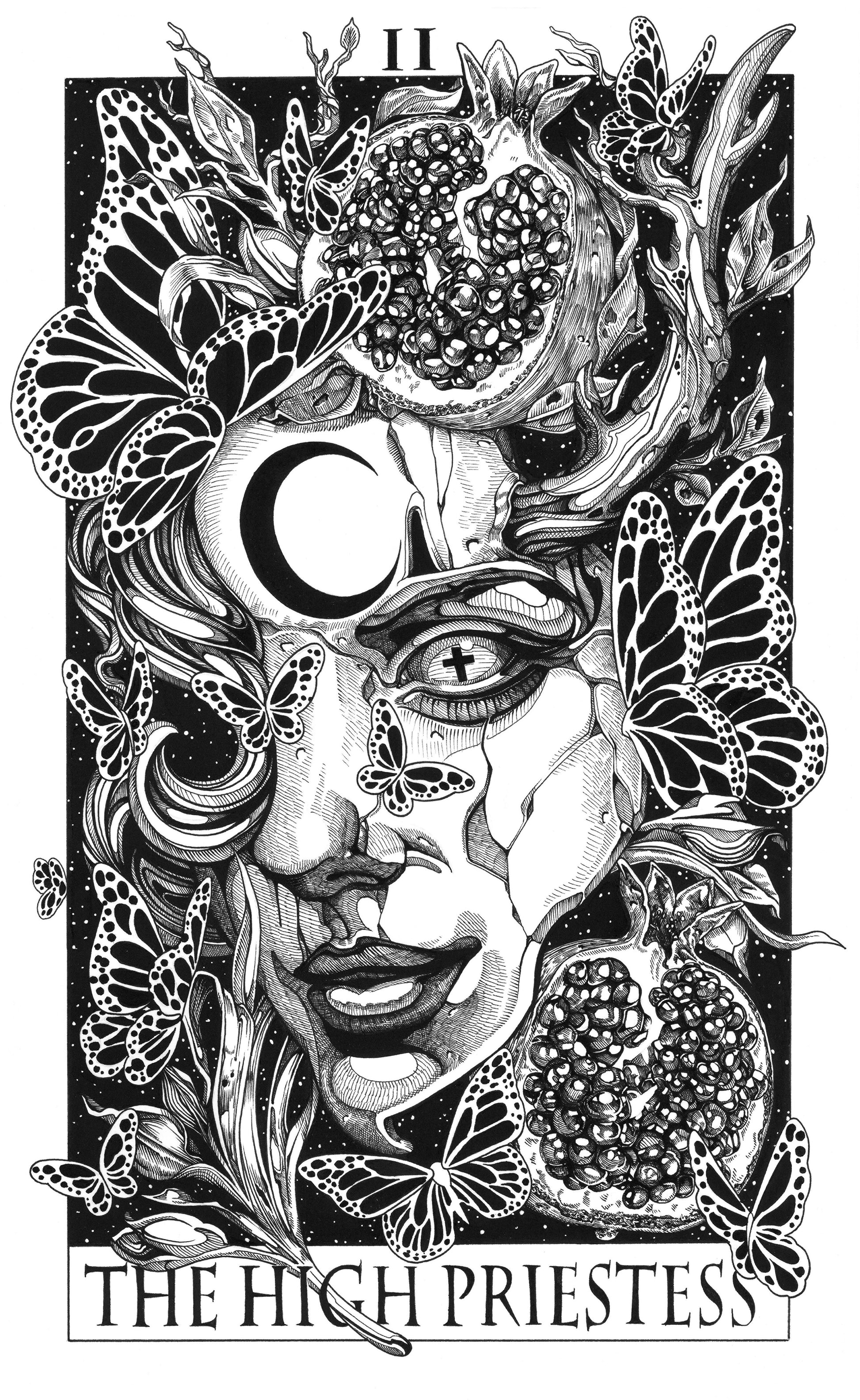 Major Arcana Tarot Cards | High Priestess