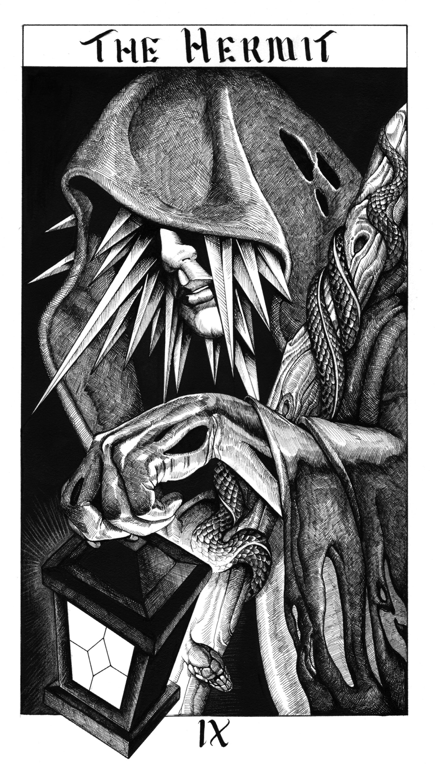 Major Arcana Tarot Cards | The Hermit