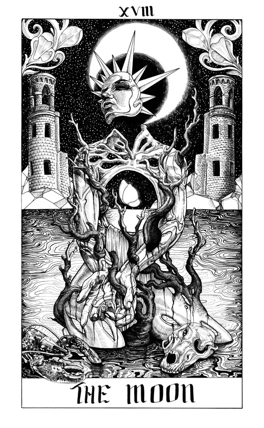 Major Arcana Tarot Cards | The Moon